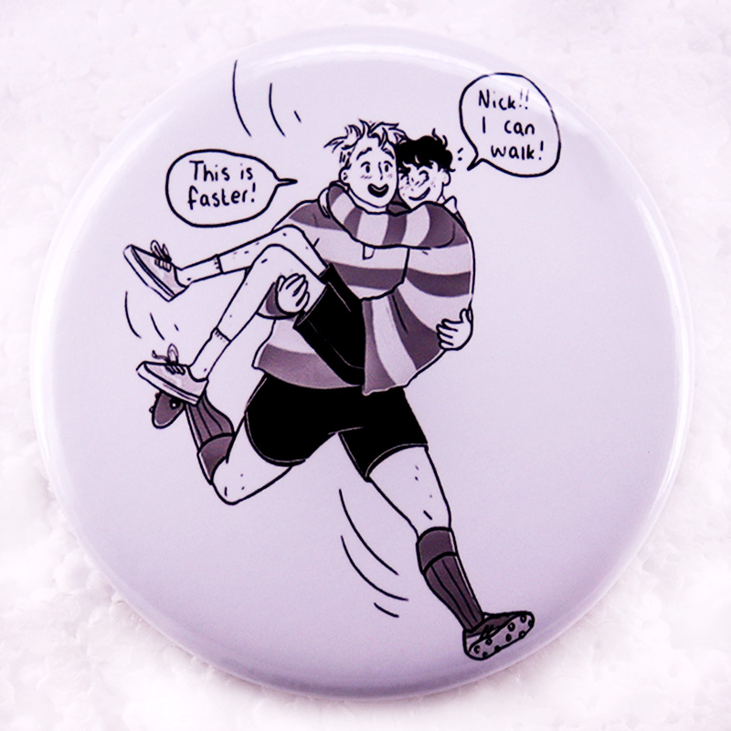 Nick'S Jewelry & Watches Reviews - Heartstopper przycisk Pinback Pin LGBT BL