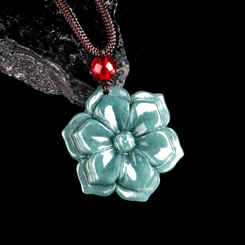Necklace Pendant - Naszyjnik z zawieszką w kształcie kwiatu