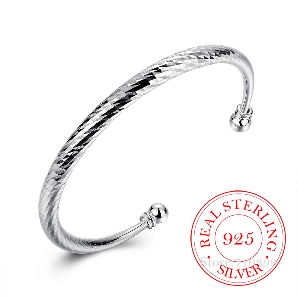 Nick'S Jewelry & Watches Reviews - 925 srebrne wesele otwarta bransoletka dla