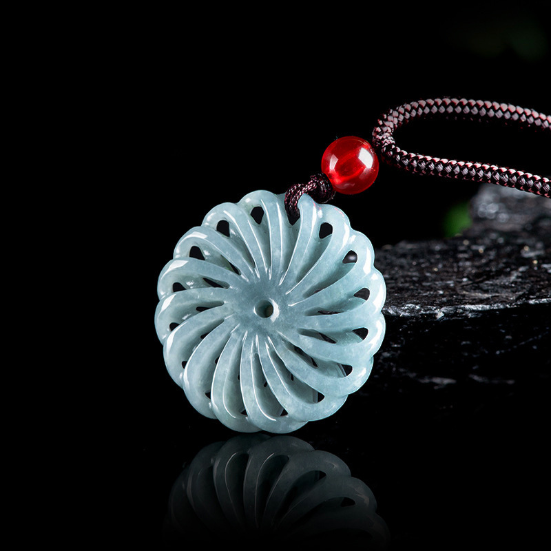 Necklace Pendant - Naszyjnik z zawieszką w kształcie kwiatu