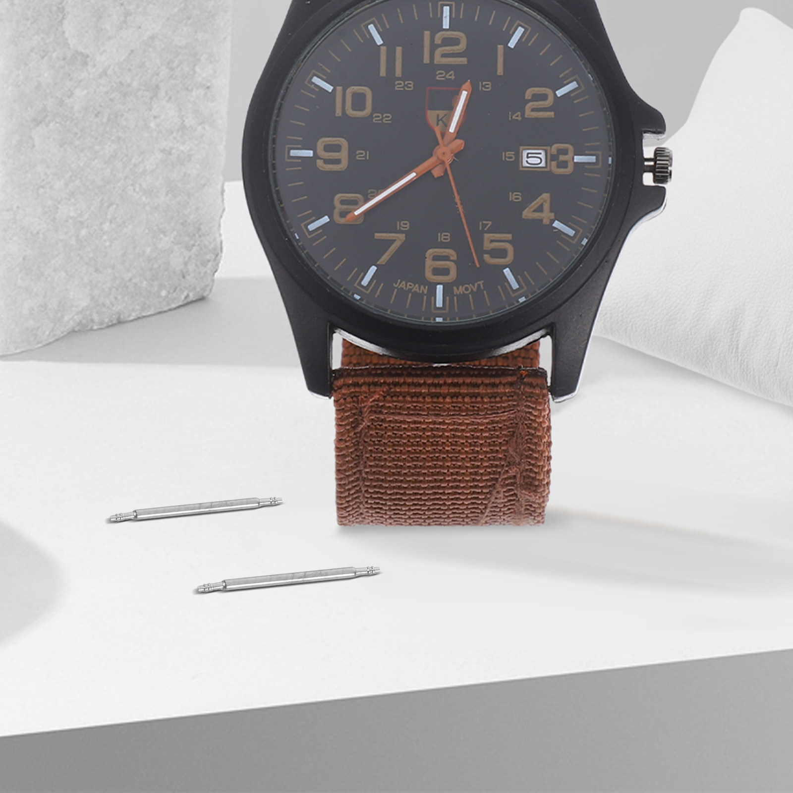 1 pudełko stalowych sprężynowy – Watch Strap Replacement recenzja i cena