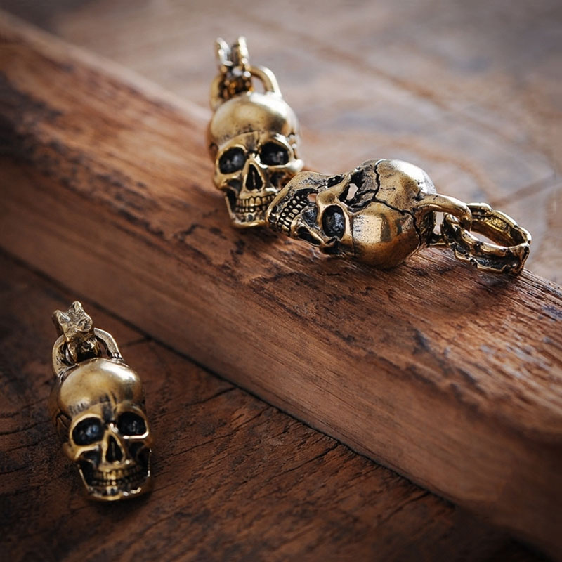Brelok w stylu vintage punk z  – Gothic Skull Ring recenzja i cena