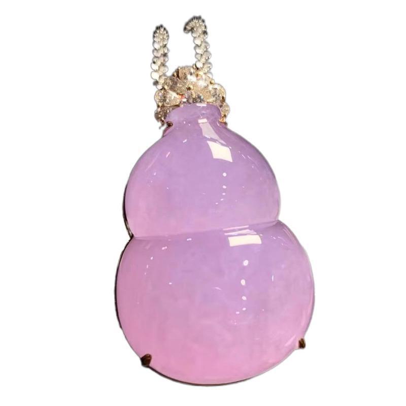 Myanmarski fioletowy jadeit lo – Necklace Pendant recenzja i cena
