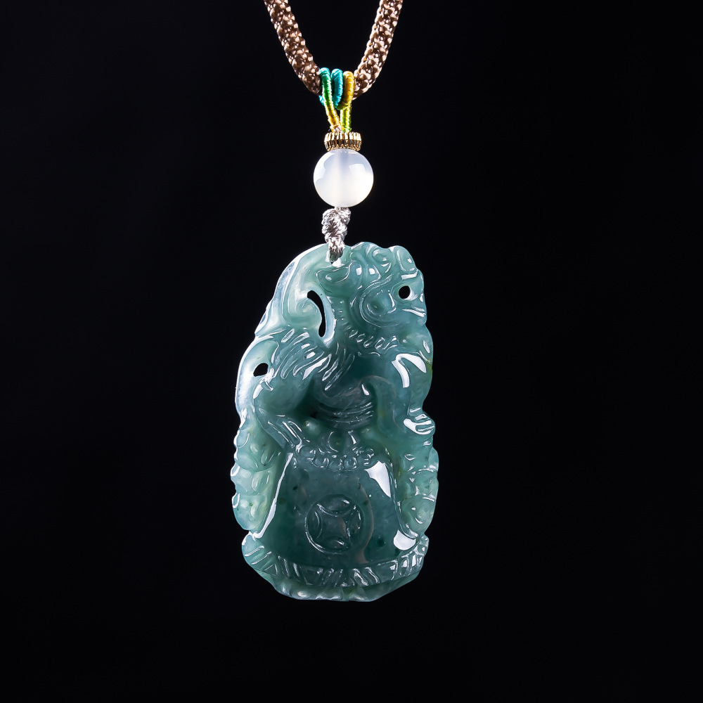Wisiorek Pixiu z jadeitu birma – Necklace Pendant recenzja i cena