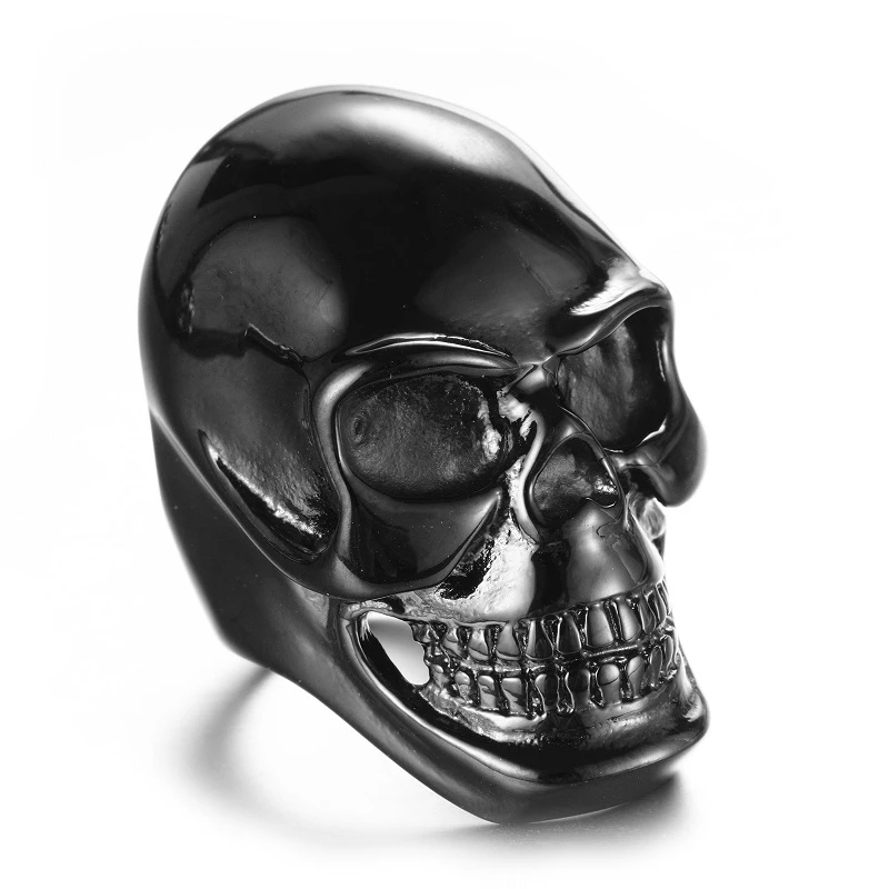 Nowy Fajny Męski Chłopięcy Got – Gothic Skull Ring recenzja i cena