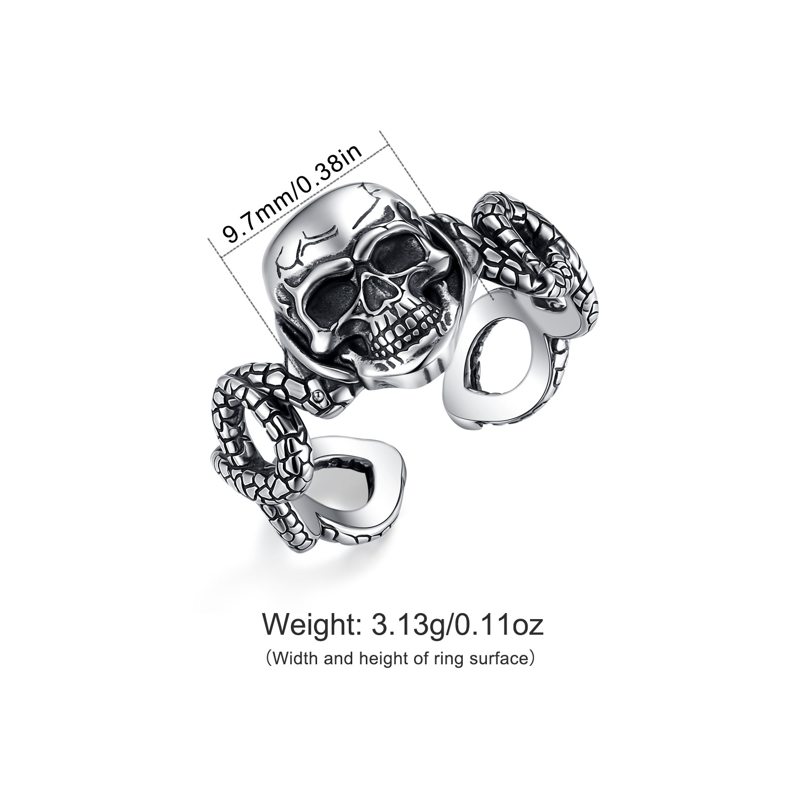 AEONSLOVE Pierścionek z regulo – Gothic Skull Ring recenzja i cena