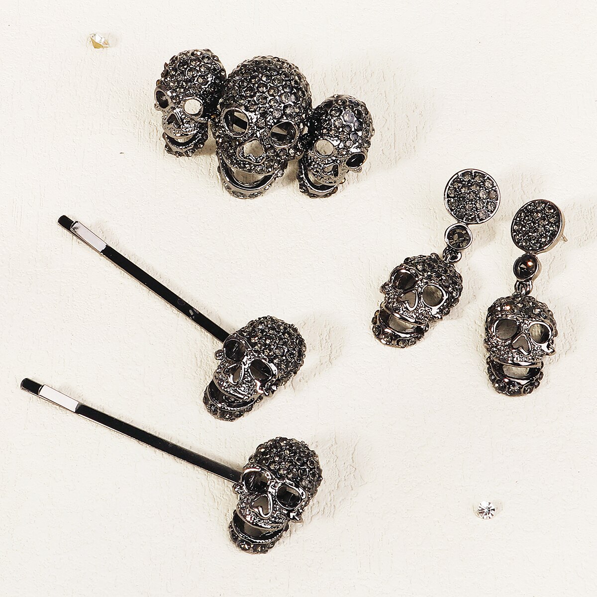 Gothic Punk Black Spider Anima – Gothic Skull Ring recenzja i cena